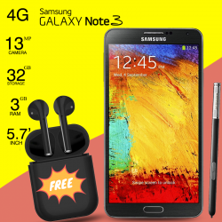 Buy Samsung Galaxy Note 3 N9005R, Get Free Inpods 12 Wireless Bluetooth Different Color Airpods, Inpods 12